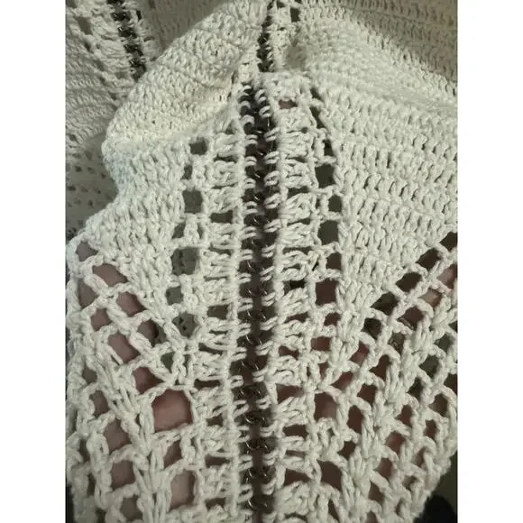 Flook Alora for Free People crochet mini dress with beaded detail - Picture 3 of 8